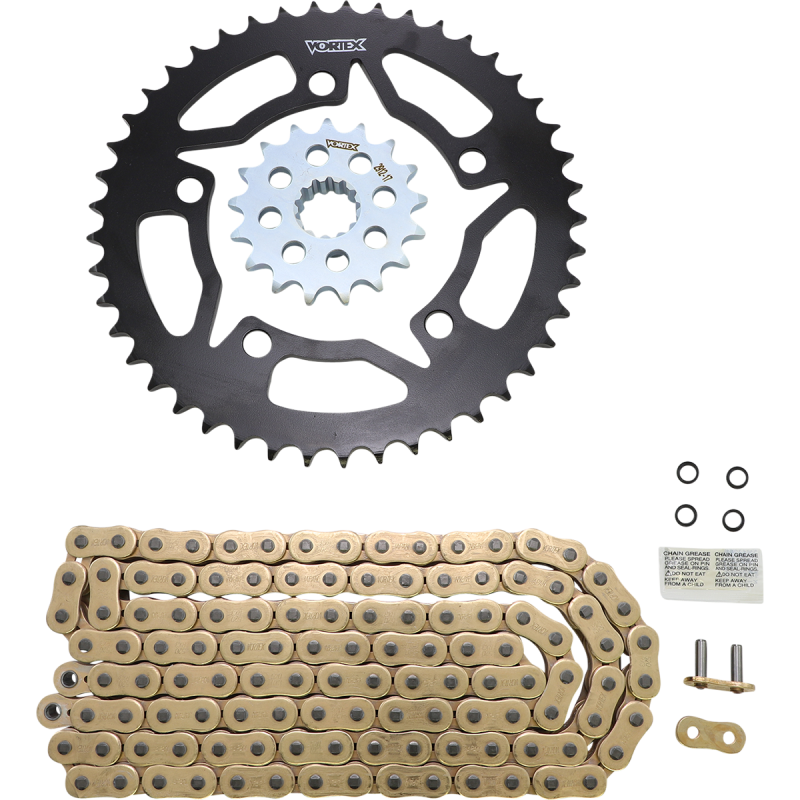 Vortex OES Steel Chain Kit (Gold) for BMW S1000RR 20-23
