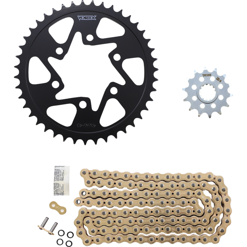 Vortex Chain Kit - Gold - Kawasaki ZX636 Ninja / ZX-6R 19-23