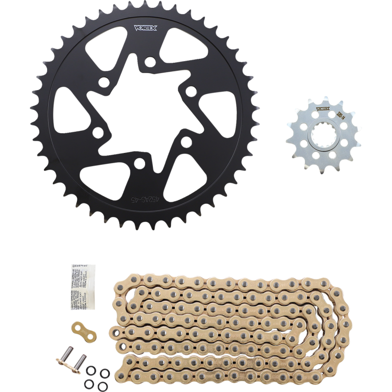 Vortex Chain Kit - Gold - Kawasaki ZX636 Ninja / ZX-6R 19-23