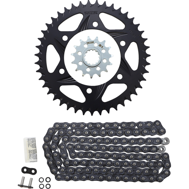 Vortex GFRA Aluminum Chain Kit (Black) for Yamaha FZ10 17