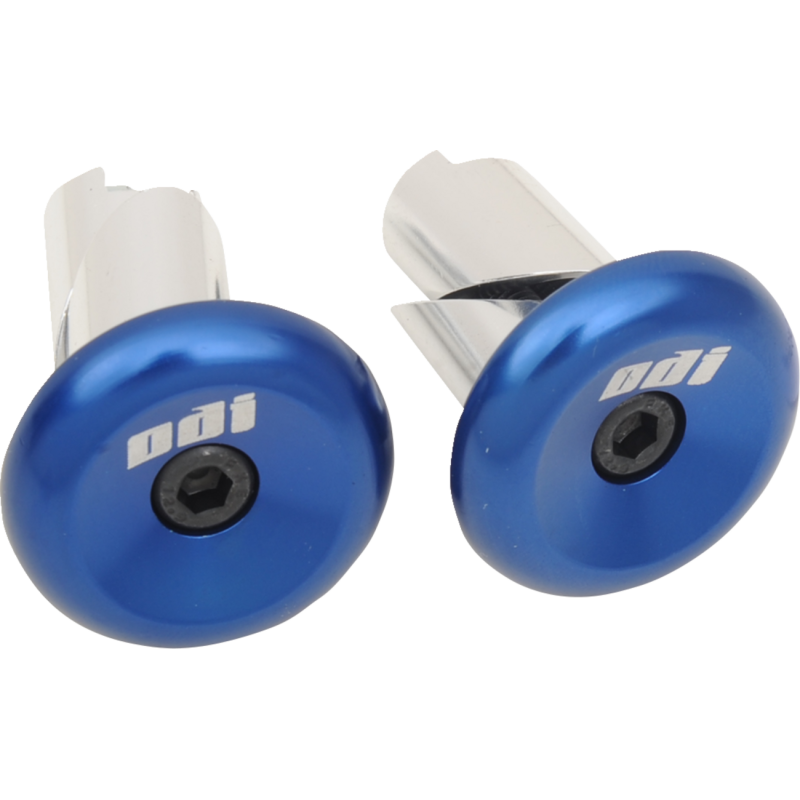 ODI Aluminum End Plugs - Blue