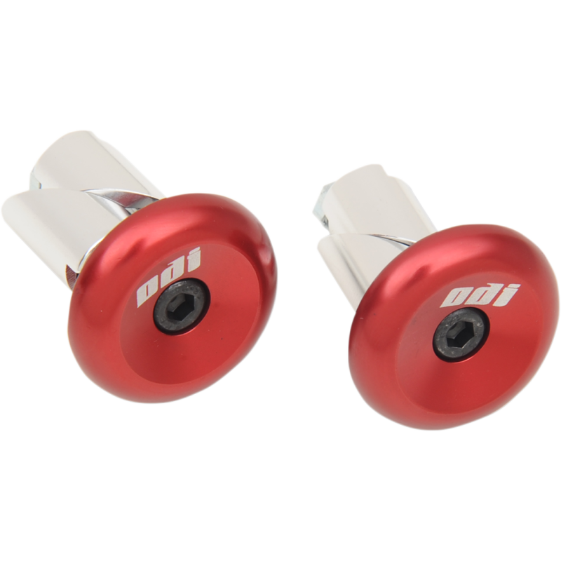 ODI Aluminum End Plugs - Red