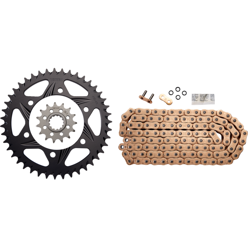 Vortex GFRA Aluminum Chain Kit (Gold) for Yamaha FZ10 17