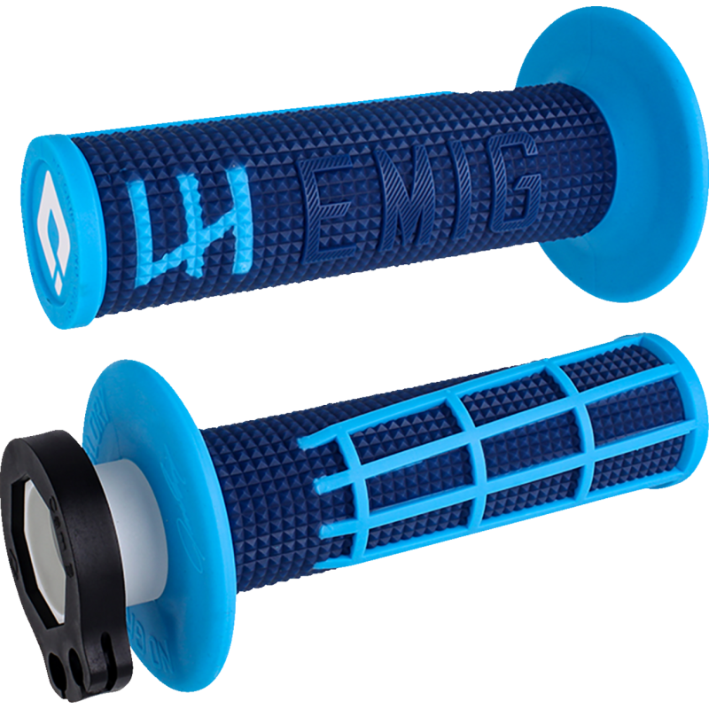 EMIG 2.0 V2 Lock-On Grips - Navy/cyan