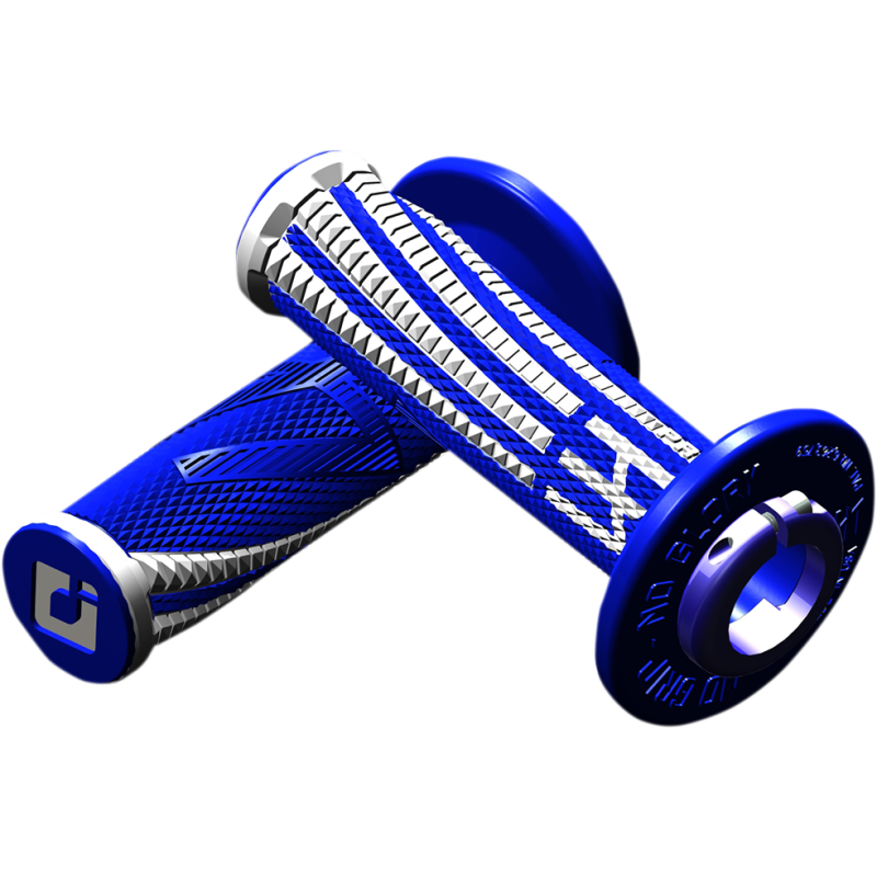 EMIG PRO V2 Lock-On Grips - Blue/white