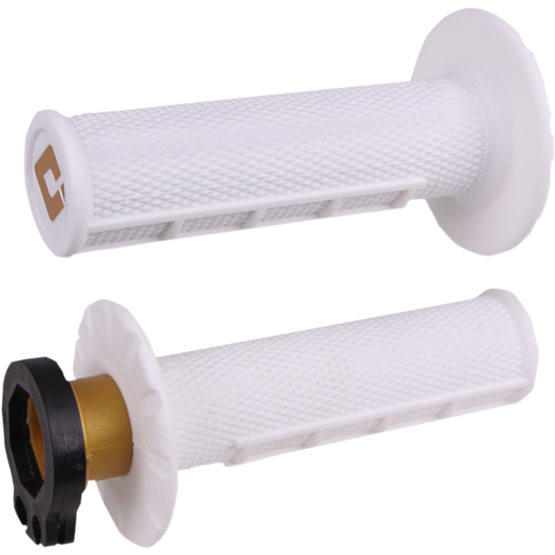 ODI Lock-On™ MX Grips - Half-Waffle - White