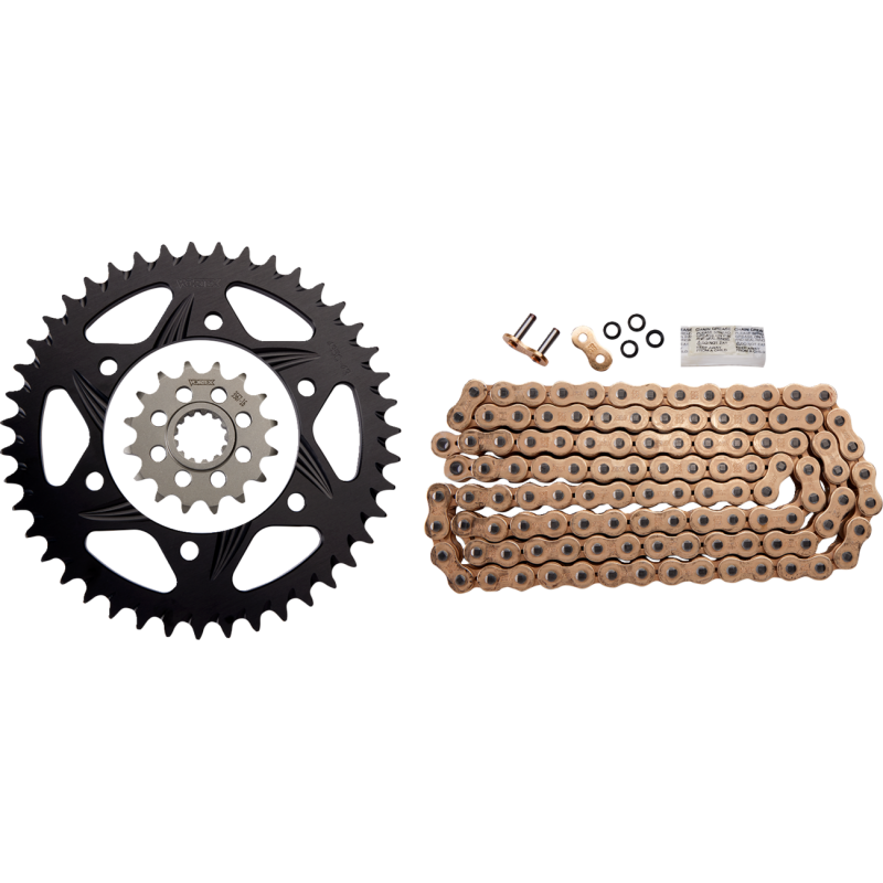 Vortex SSA Aluminum Chain Kit (Gold) for Yamaha MT-10/FZ10 16-23