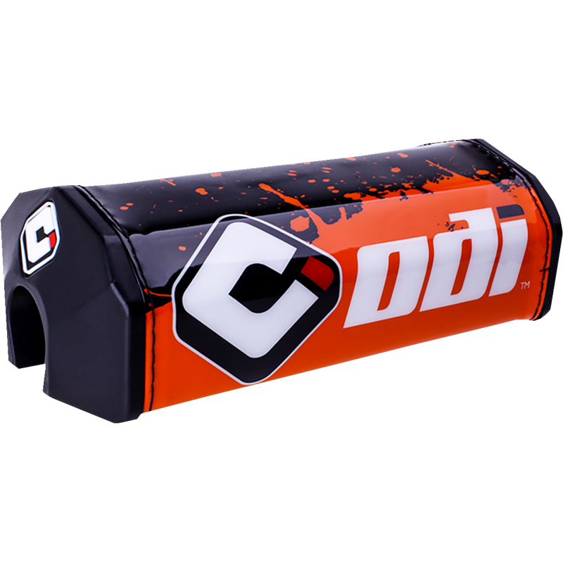 ODI Oversized Handlebar Pad - Orange/black splatter