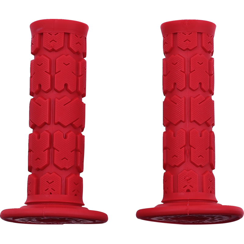 ODI Rogue MX Single-Ply Grips - Red