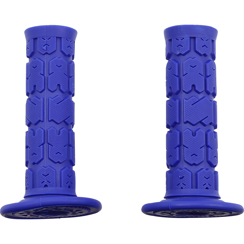 ODI Rogue MX Single-Ply Grips - Blue