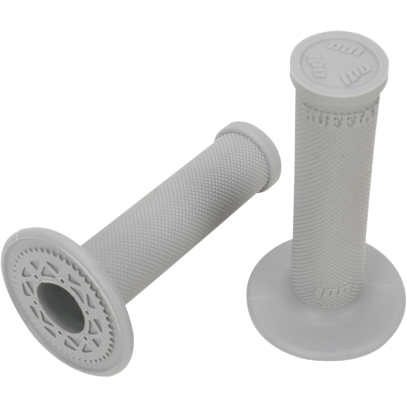 ODI Ruffian MX Single-Ply Grips - No-Waffle - Gray