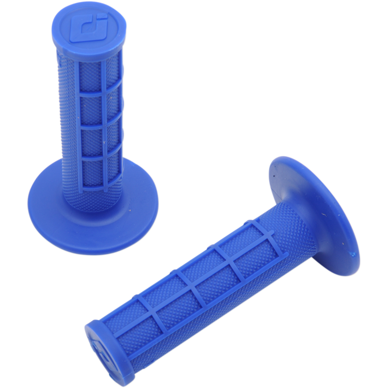 ODI Ruffian MX Single-Ply Grips - Half-Waffle - Blue