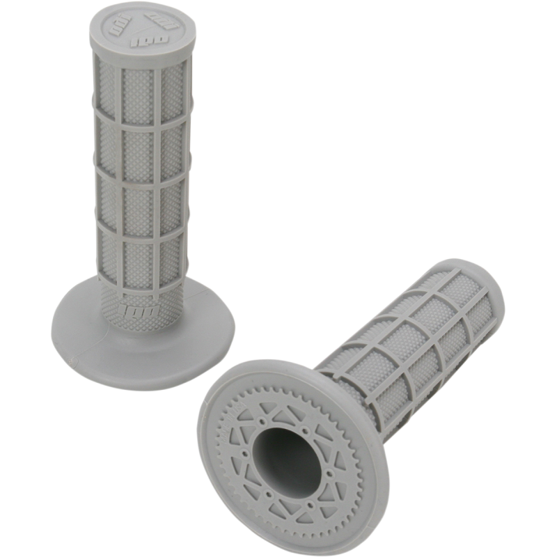 ODI Ruffian MX Single-Ply Grips - Full-Waffle - Gray