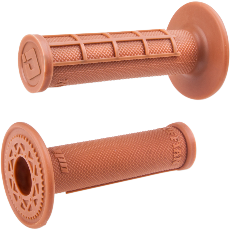 ODI Ruffian MX Single-Ply Grips - Half-Waffle - Gum