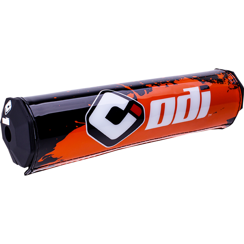 ODI SX8 Oversized Handlebar Pad - Orange/black splatter