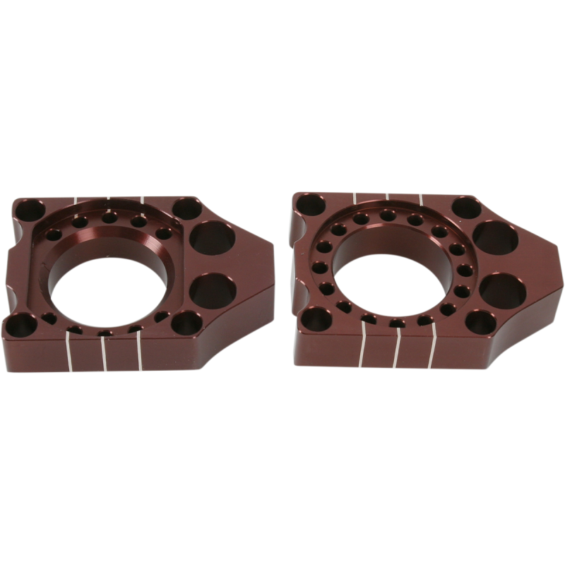 Pro Circuit Billet Axle Blocks - Brown Anodized