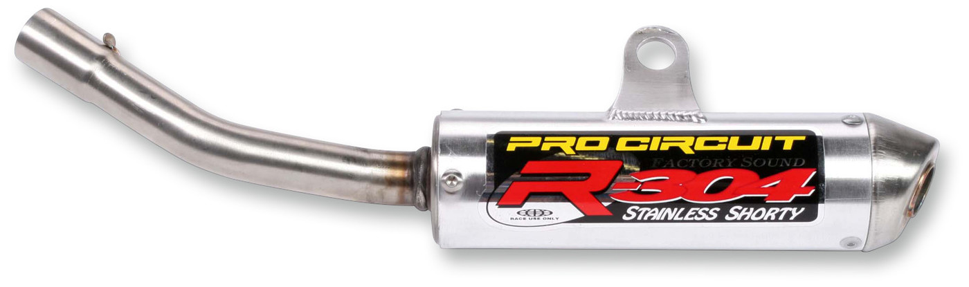 R304 Shorty Silencer for SUZUKI RM125 96-00
