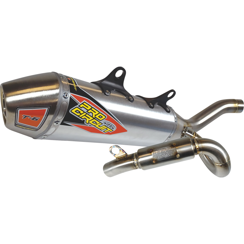 Pro Circuit T-6 Stainless Exhaust System for KTM 450 SX-F (including FE)