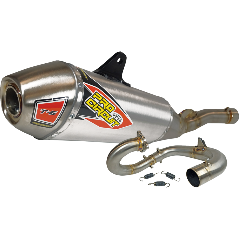 Pro Circuit T-6 Stainless Exhaust System for Yamaha YZ450F/FX