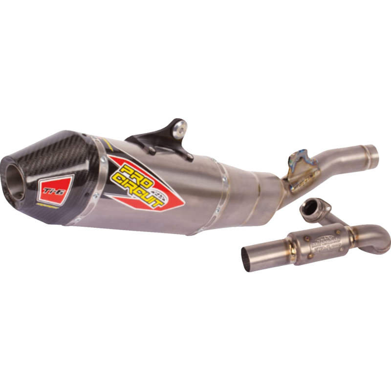 Pro Circuit Ti-6 Titanium Exhaust System w/ Carbon End Cap for Kawasaki KX250 (2025)