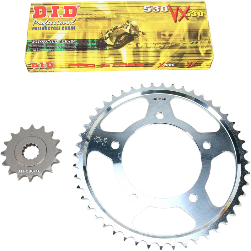 X-Ring Chain & Sprocket Kit for Yamaha YZF-R6 99-02