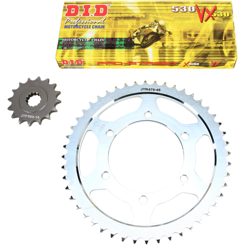 X-Ring Chain & Sprocket Kit for Yamaha YZF-R6 03-05/R6S 06-09