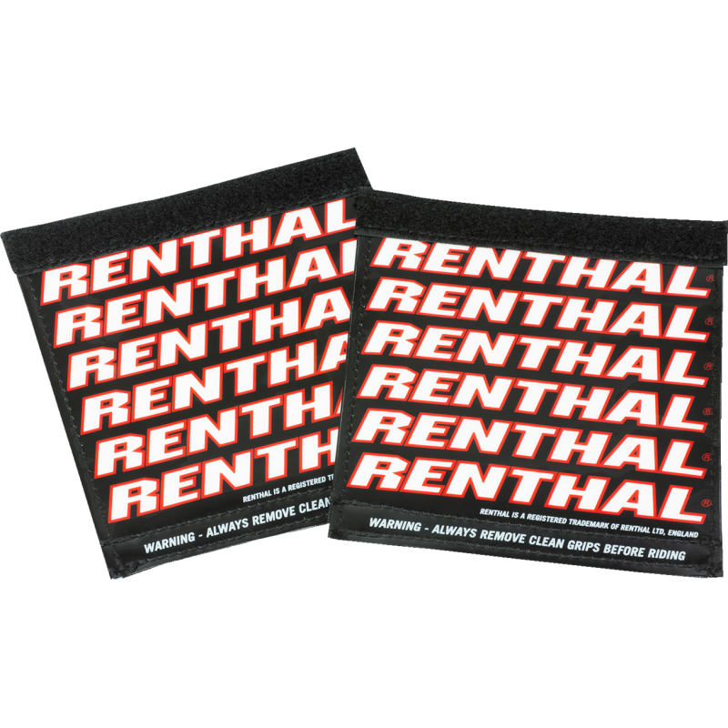 Renthal Clean Grip Covers - Black/Red/White