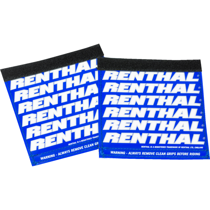 Renthal Clean Grip Covers - Blue/Silver/White