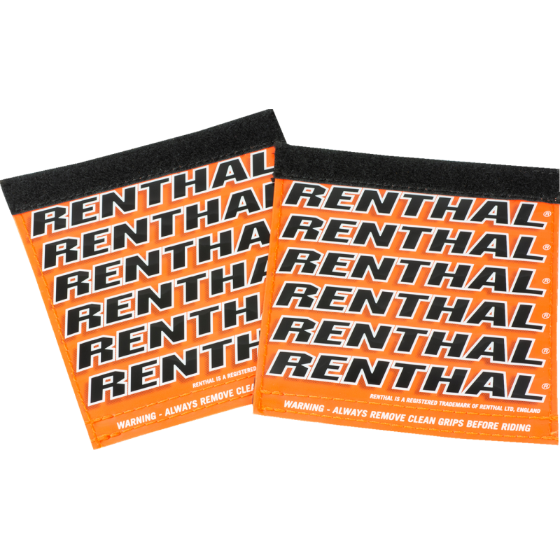 Renthal Clean Grip Covers - Orange/White/Black