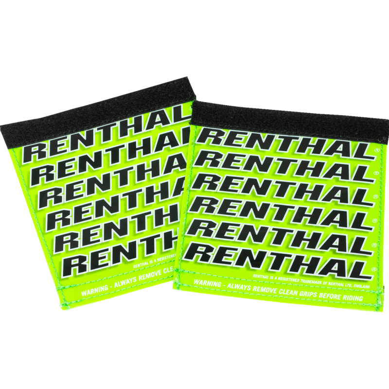 Renthal Clean Grip Covers - Green/White/Black