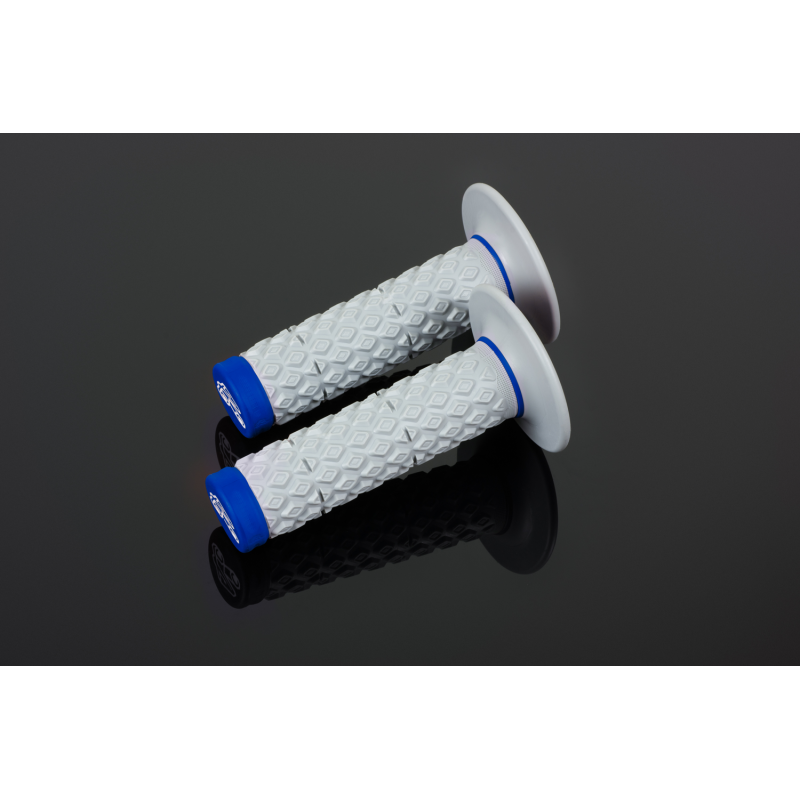 Renthal Comfort Pattern Dual Compound Grips - Blue