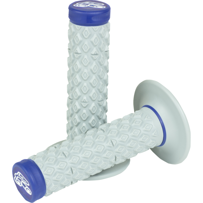 Renthal Comfort Pattern Dual Compound Grips - Blue