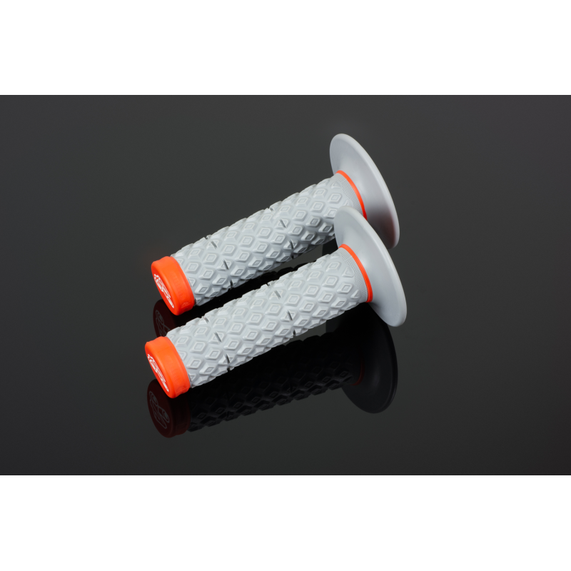 Renthal Comfort Pattern Dual Compound Grips - Orange