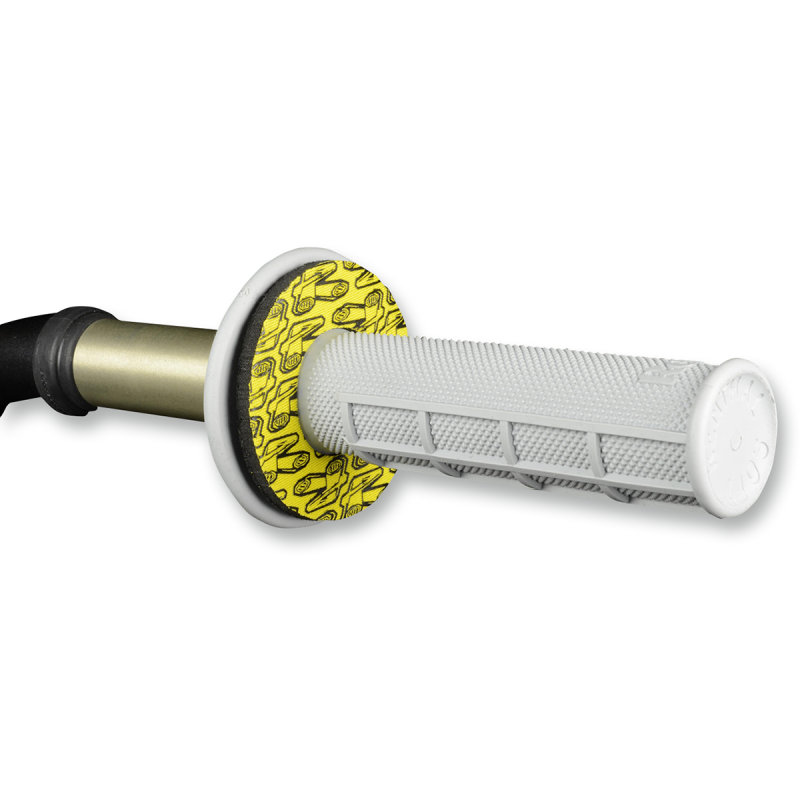 Renthal Grip Donutz - Black on yellow