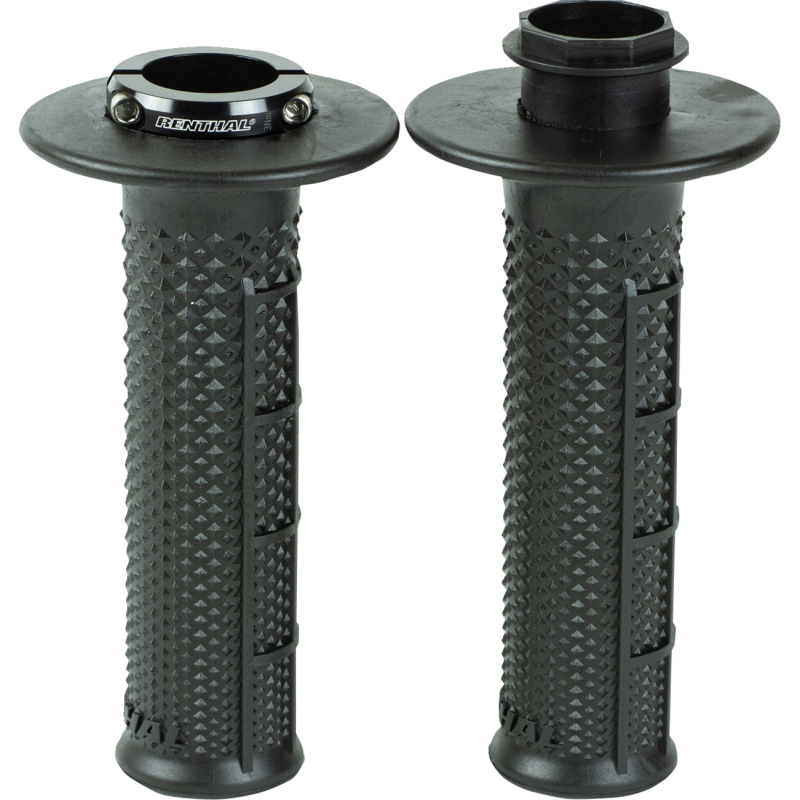 Renthal Lock-On Grips MX Works - Ultra-tacky, half-waffle