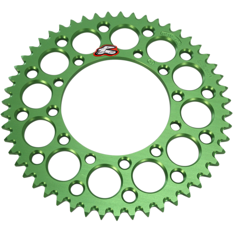 Renthal Rear Sprocket - 51T Green