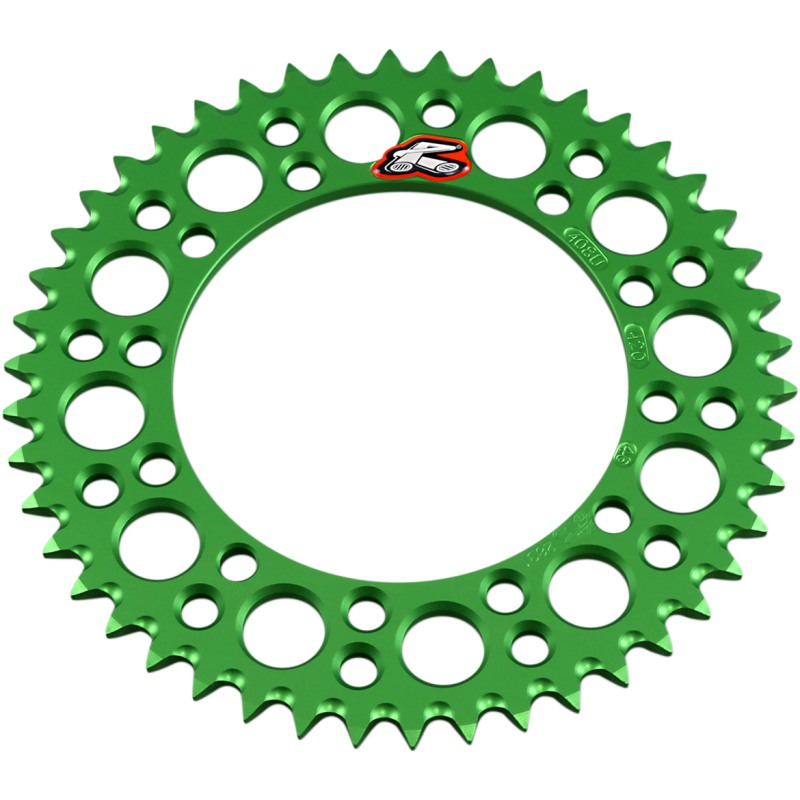 Renthal Rear Sprocket - 46T, Green
