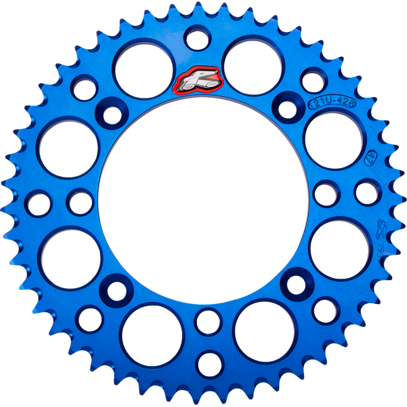 Renthal 47T Rear Sprocket - Blue