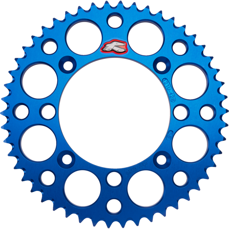 Renthal 50T Rear Sprocket - Blue