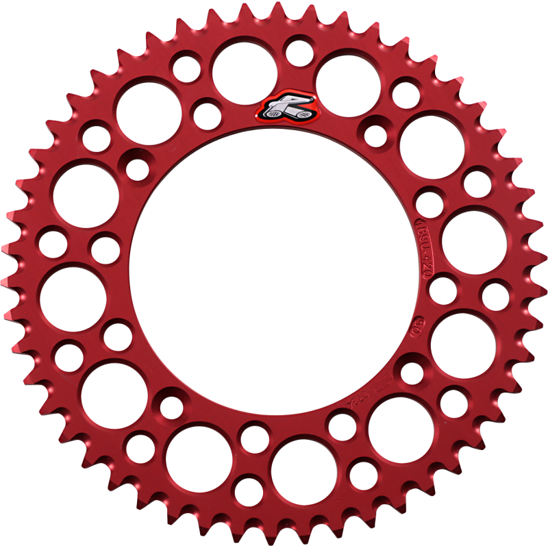 Renthal Rear Sprocket - 50T - Red