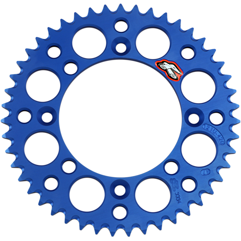 Renthal 47T Rear Sprocket - Blue
