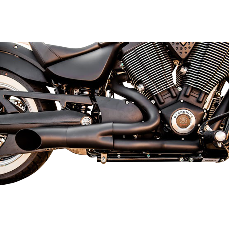 2-into-1 Hot Rod Exhaust System - Black