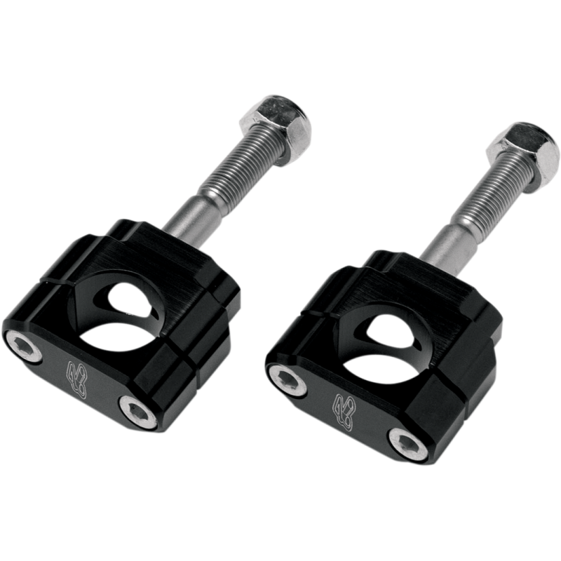 Renthal Rubber-Mounted Clamp - 5mm Offset (CL001)