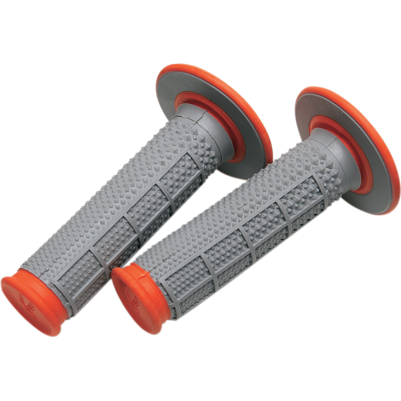 Renthal Tapered Dual-Compound Grips - Orange