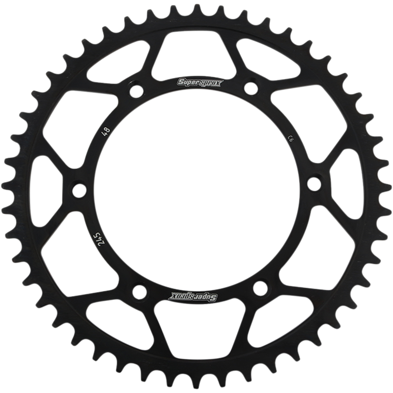 Supersprox Steel Rear Sprocket, Black - 48T