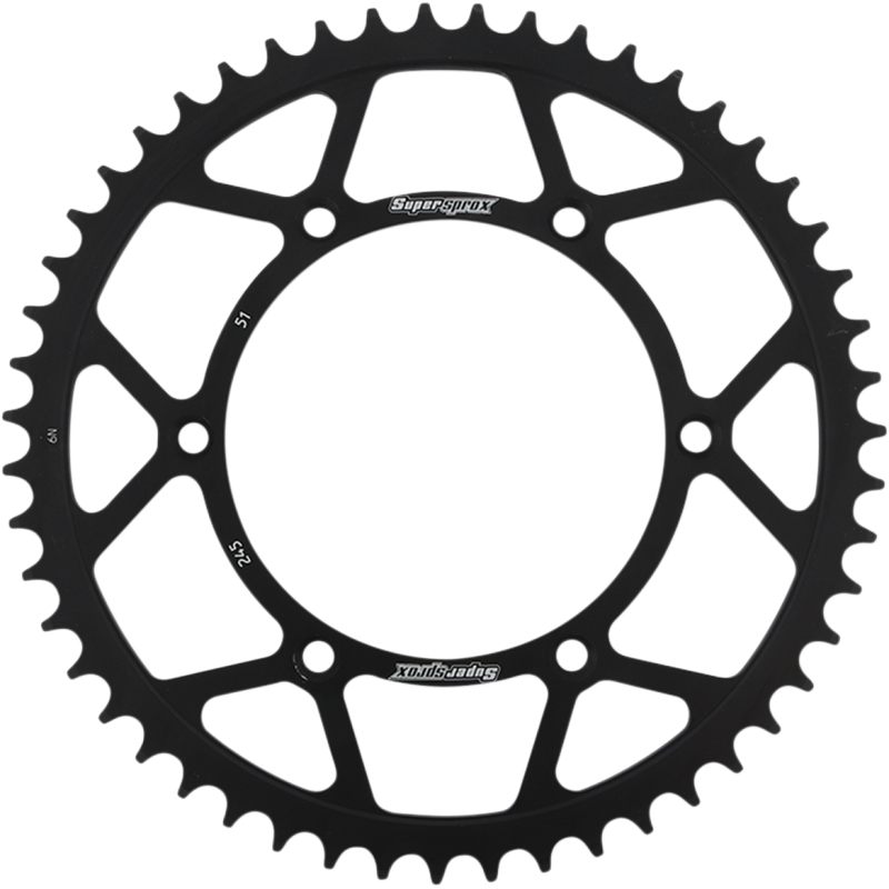 Supersprox Steel Rear Sprocket, Black - 51T