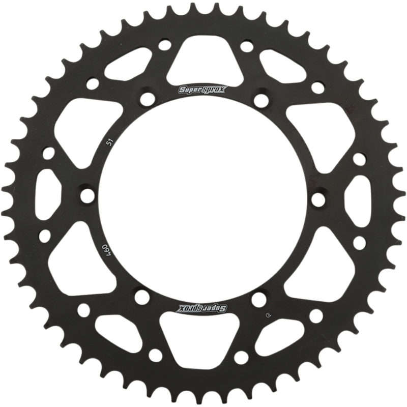 Supersprox Steel Rear Sprocket, Black - 51T