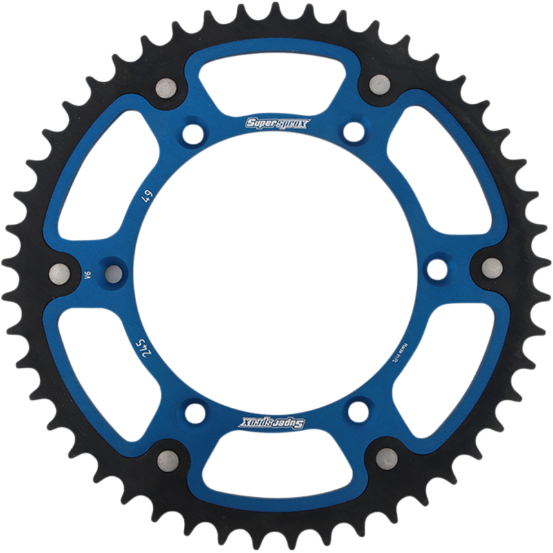 Supersprox Stealth Rear Sprocket, Blue - 49T