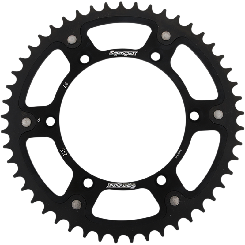 Supersprox Stealth Rear Sprocket, Black - 49T