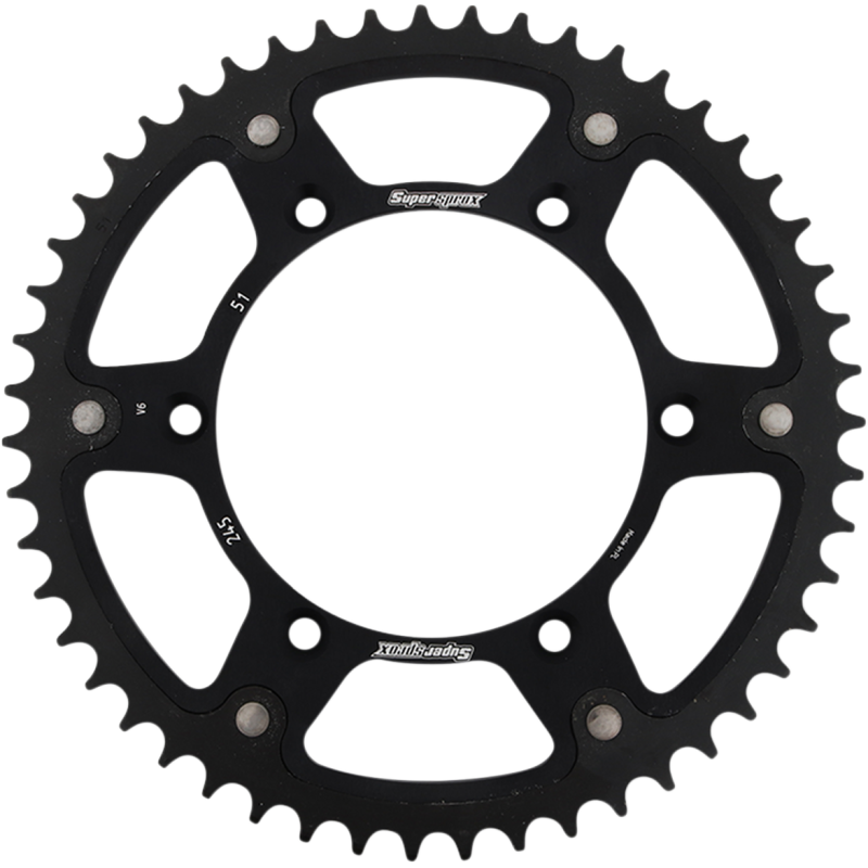 Supersprox Stealth Rear Sprocket, Black - 51T